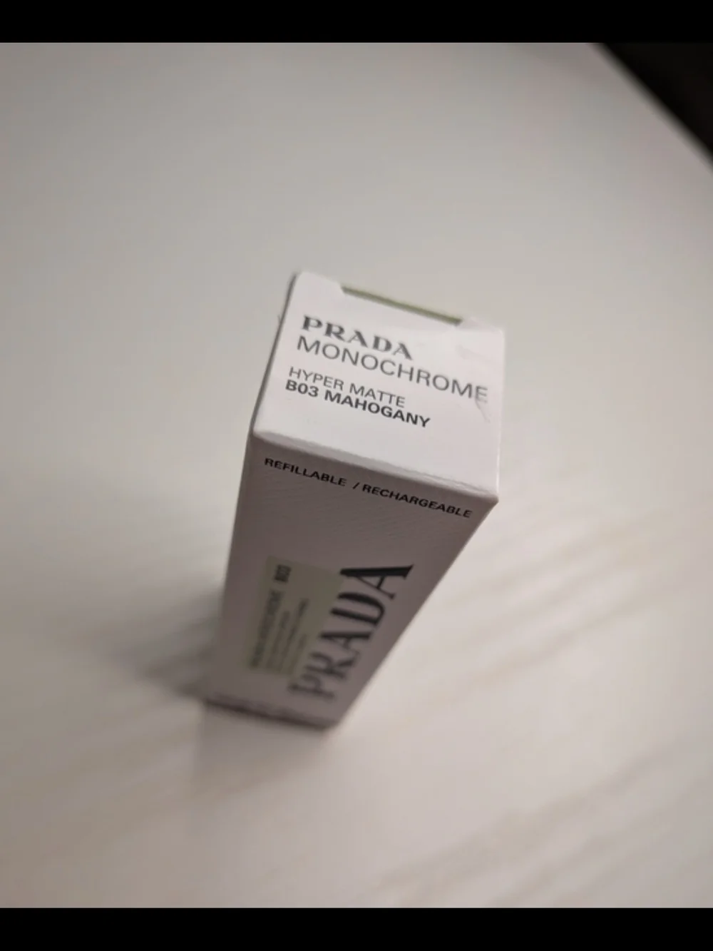 Prada Monochrome Hyper Matte Lipstick B03 Mahogany NIB✨FREE GIFT WITH EVERY BUY
